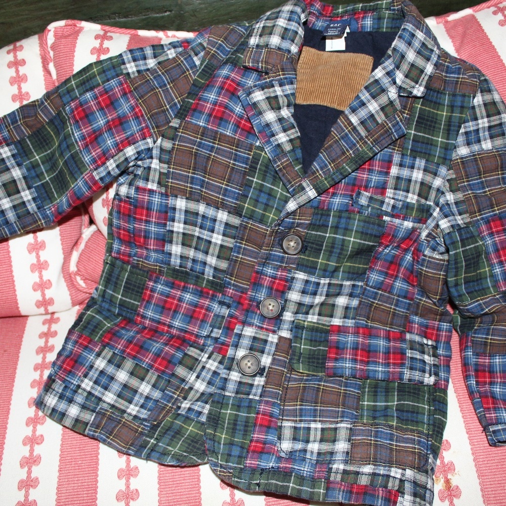 Patchwork GAP Blazer jacket sz 2 yrs